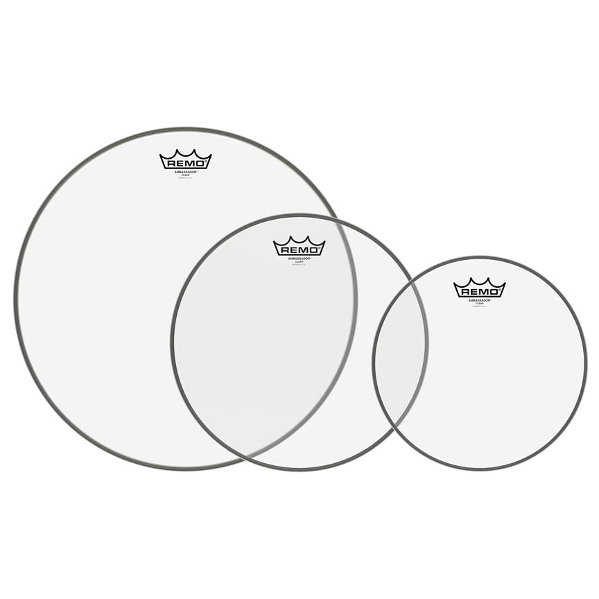 Remo Ambassador Coated Tom Head Pack 10, 12 and 16 Inch, product view
