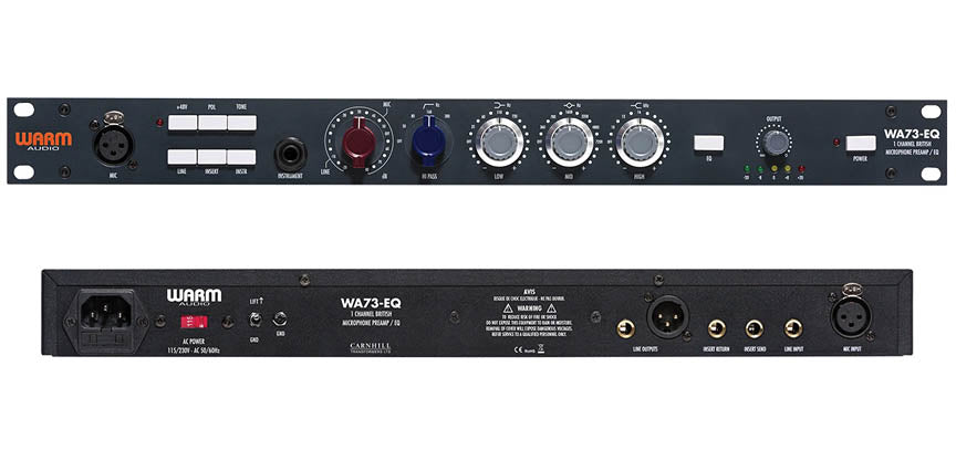 Warm Audio WA73-EQ Single Channel British Mic Preamp and EQ, view 2