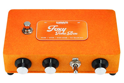 Warm Audio Foxy Tone Box Octave Fuzz Pedal, front view