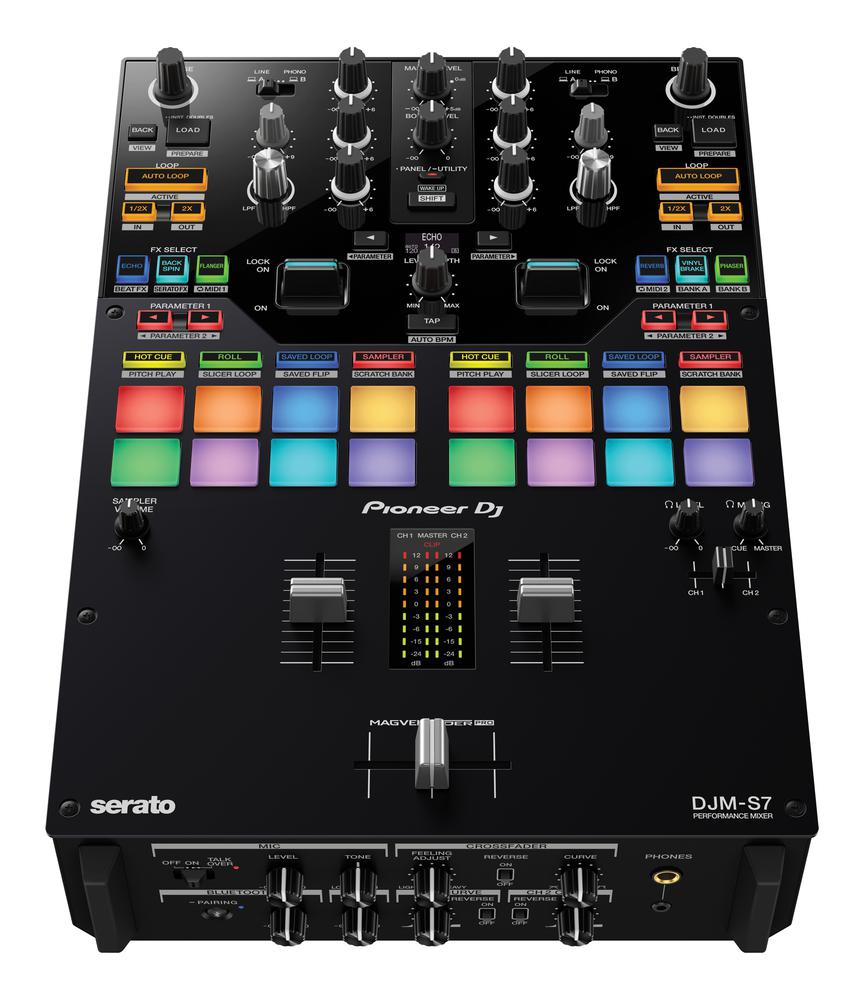 Pioneer DJ DJM-S11 2-Channel Battle Mixer, front view
