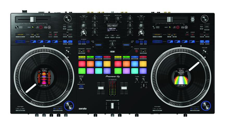 Pioneer DJ DDJ-REV7 2-Channel Battle Style DJ Controller, view 3