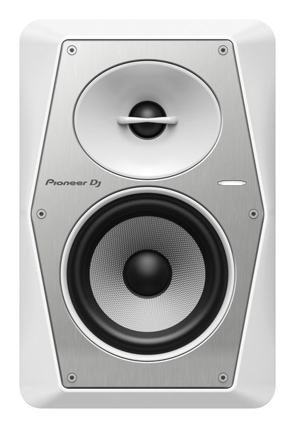 Pioneer DJ VM-50 5 Inch Active Studio Monitor, White, front view