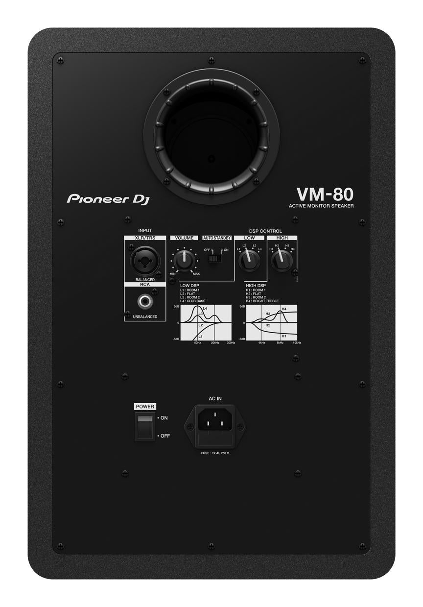 Pioneer DJ VM-80 8 Inch 120W Active Studio Monitor, view 3