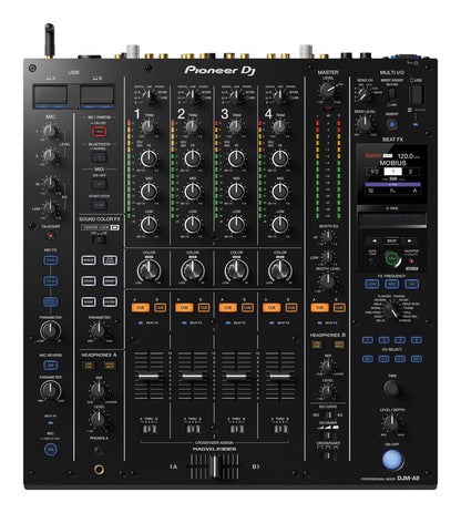Pioneer DJ DJM-A9 4-Channel Professional DJ Mixer, front view
