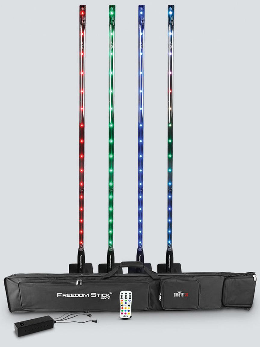 Chauvet DJ Freedom Stick Pack Battery Wash Lights, front view