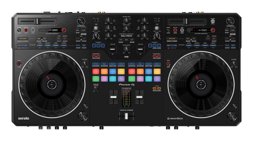 Pioneer DJ DDJ-REV5 2-Channel Battle Style DJ Controller, front view