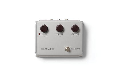 Warm Audio Centavo Limited Edition Silver Overdrive Pedal, front view