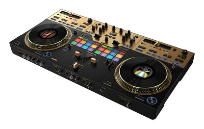 Pioneer DJ DDJ-REV7-N Limited Edition Gold DJ Controller, front view