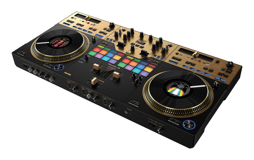 Pioneer DJ DDJ-REV7-N Limited Edition Gold DJ Controller, view 2