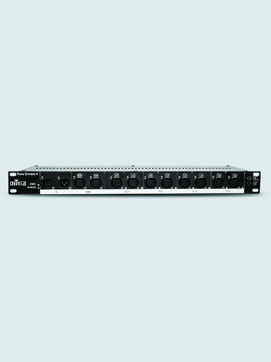 Chauvet DJ Data Stream 4 DMX Splitter and Amplifier, front view