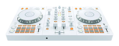 Pioneer DJ DDJ-FLX4 2-Channel DJ Controller, Limited Edition White, front view