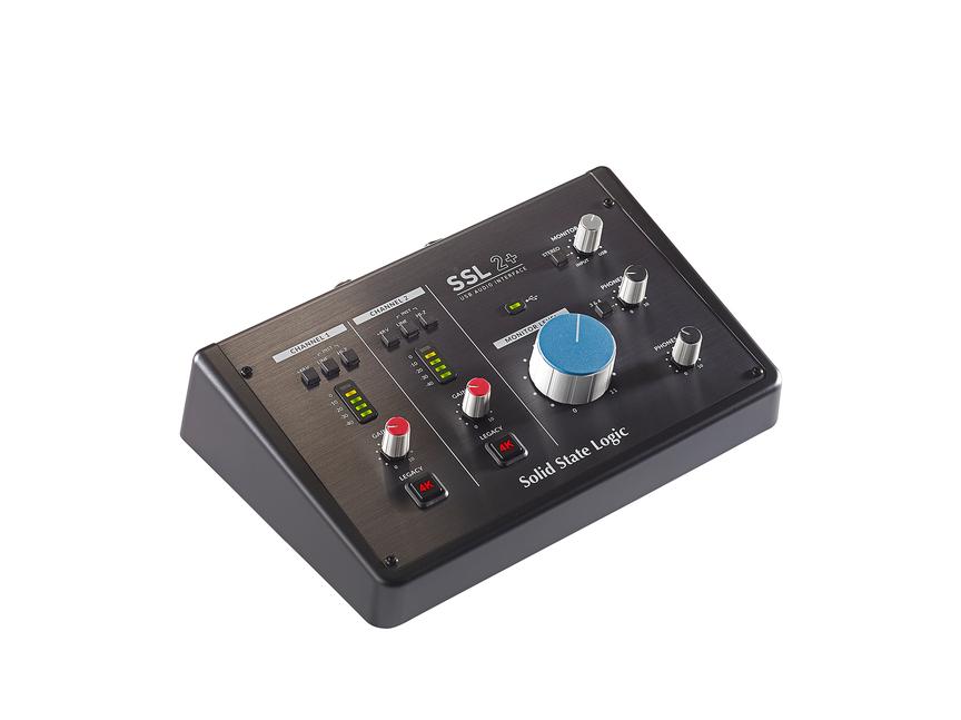 Solid State Logic SSL 2+ MKII USB-C Audio Interface, front view