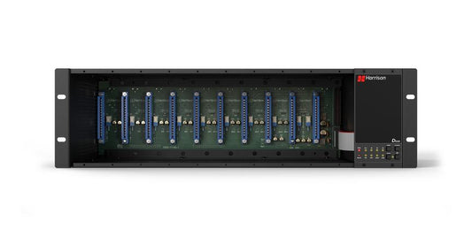Harrison Audio D510 Rackmount 500 Series Interface Chassis, front view