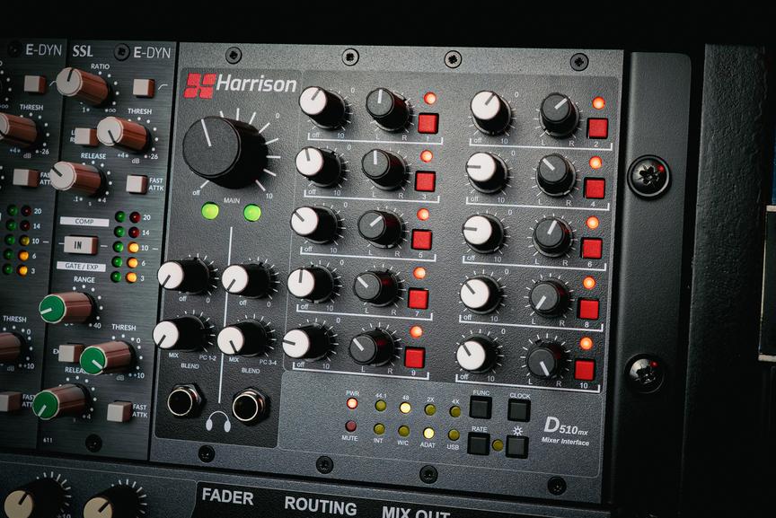 Harrison Audio D510mx Mixed I/O Interface, view 3