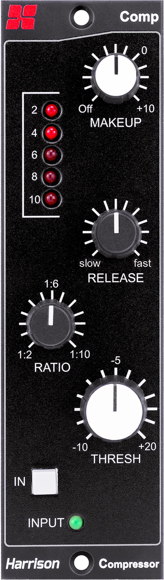 Harrison Audio Comp Dynamics 500 Series Module, front view