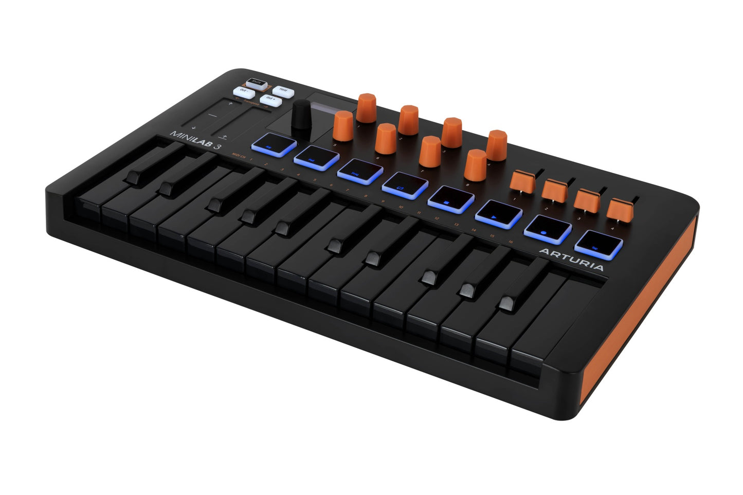 Arturia MiniLab 3 25-Key MIDI Controller - Orange Limited Edition - view 2