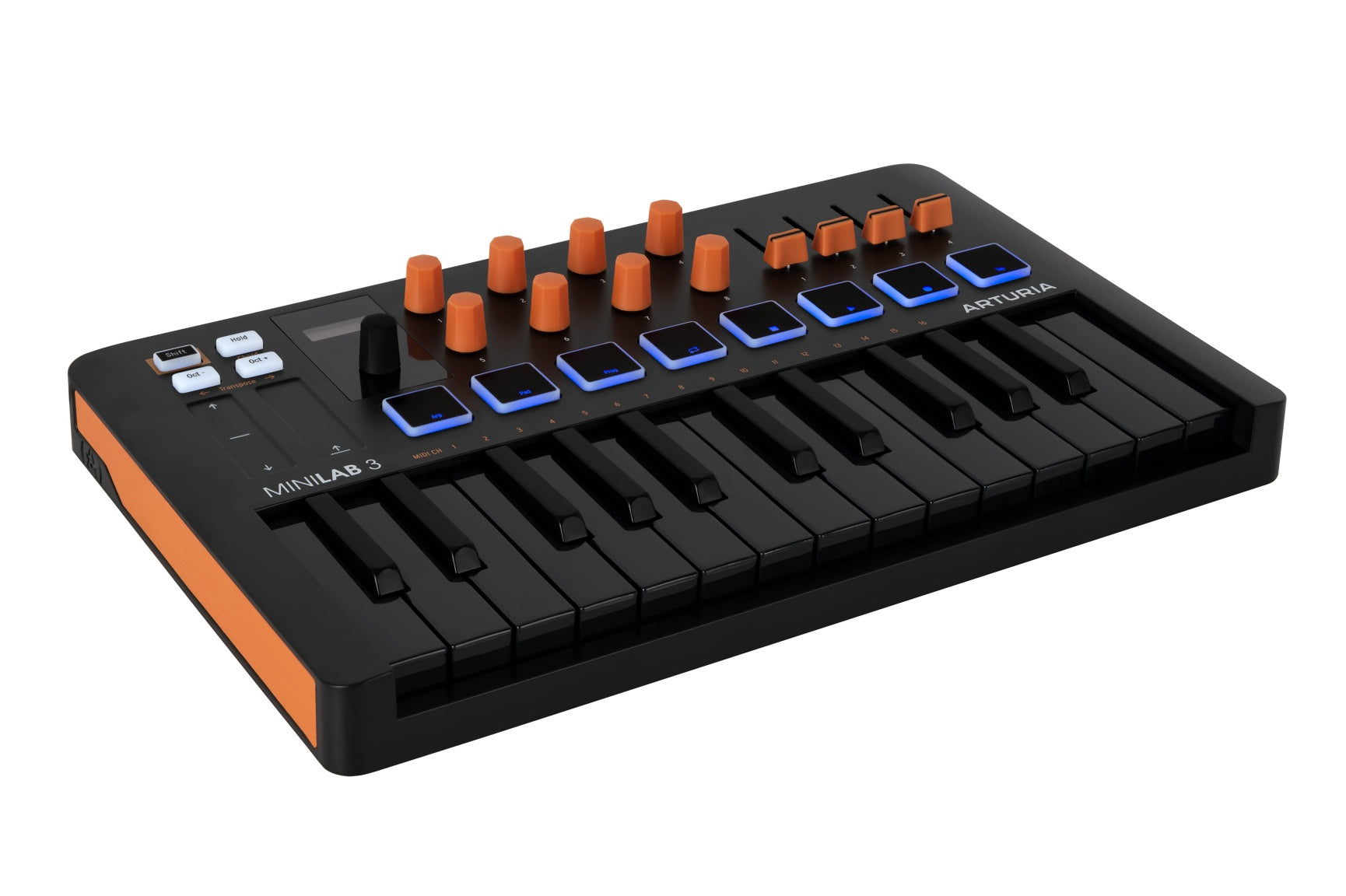 Arturia MiniLab 3 25-Key MIDI Controller - Orange Limited Edition