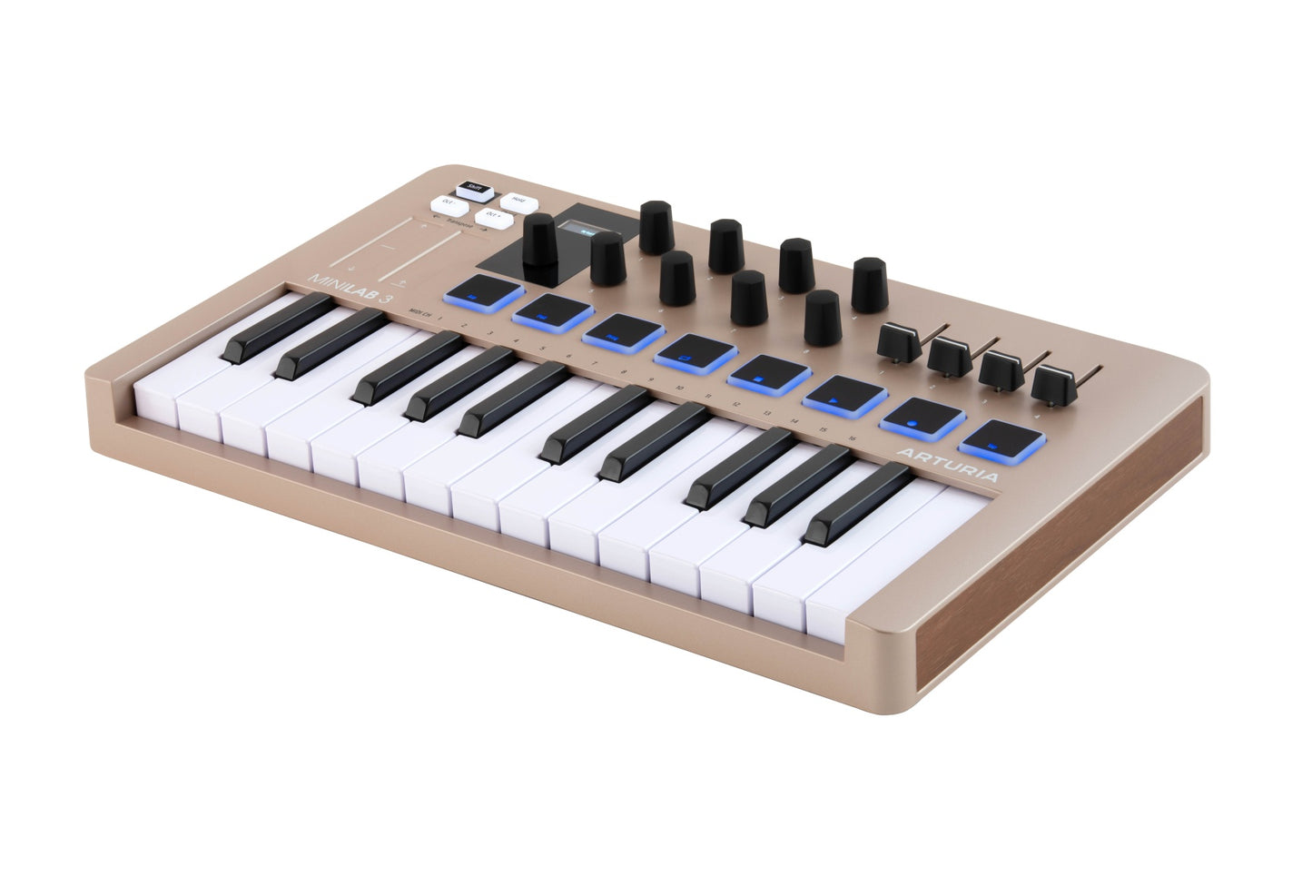 Arturia MiniLab 3 25-Key MIDI Controller - Champagne Limited Edition - view 2