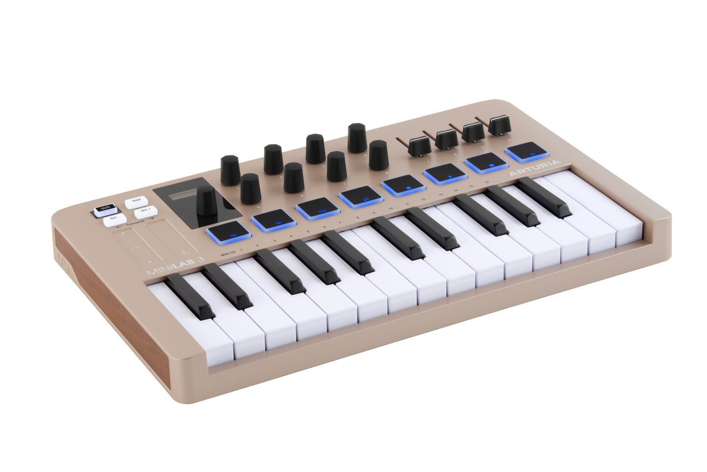 Arturia MiniLab 3 25-Key MIDI Controller - Champagne Limited Edition