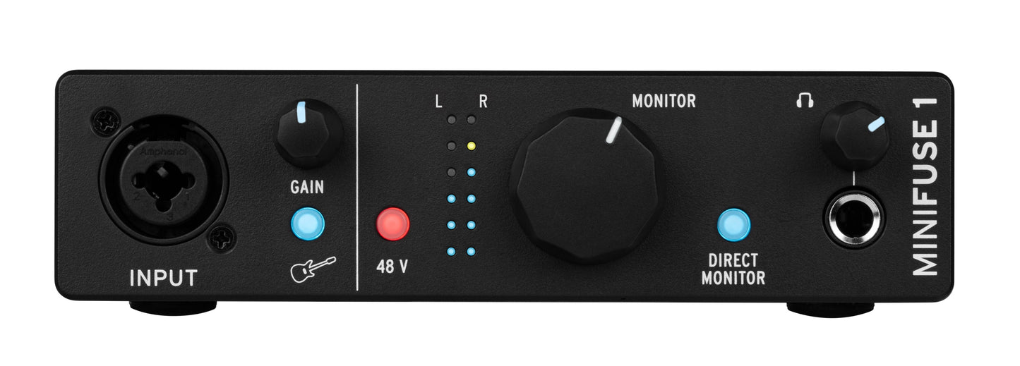 Arturia MiniFuse 1 1-In/2-Out USB-C Audio Interface - Black - view 2
