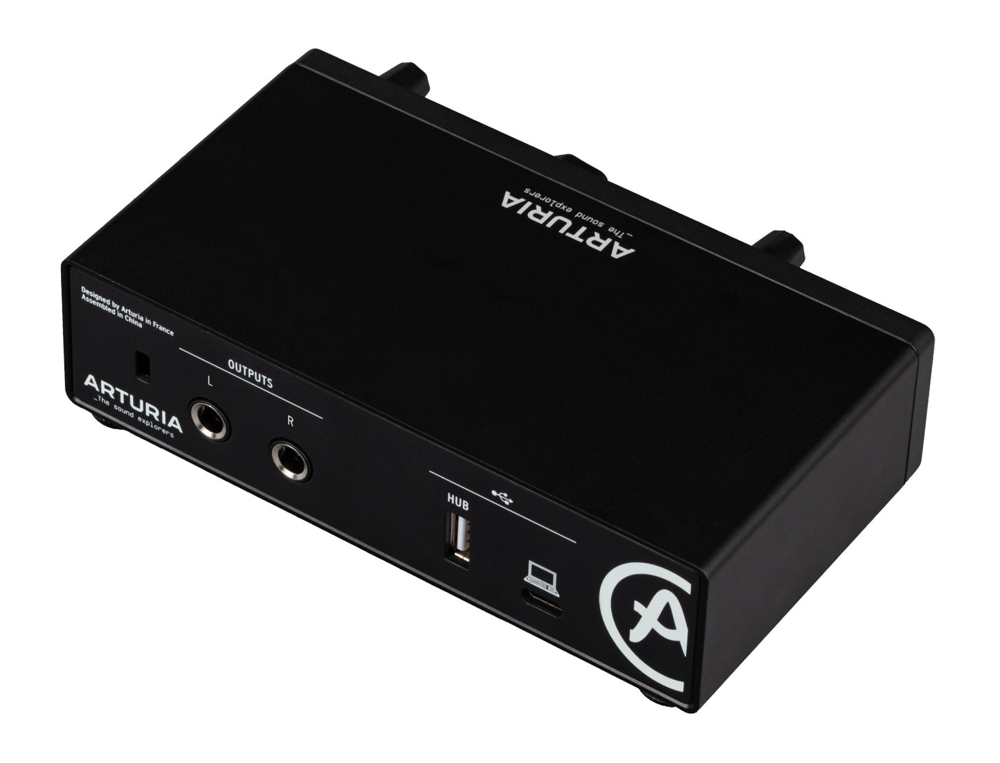 Arturia MiniFuse 1 1-In/2-Out USB-C Audio Interface - Black - view 3