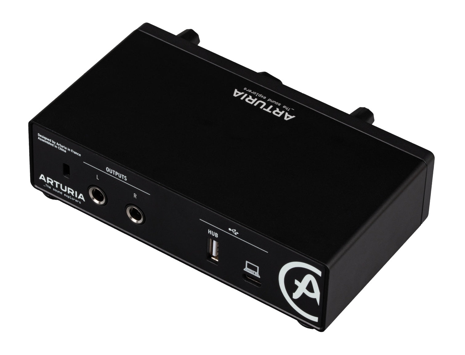 Arturia MiniFuse 1 1-In/2-Out USB-C Audio Interface - Black - view 3