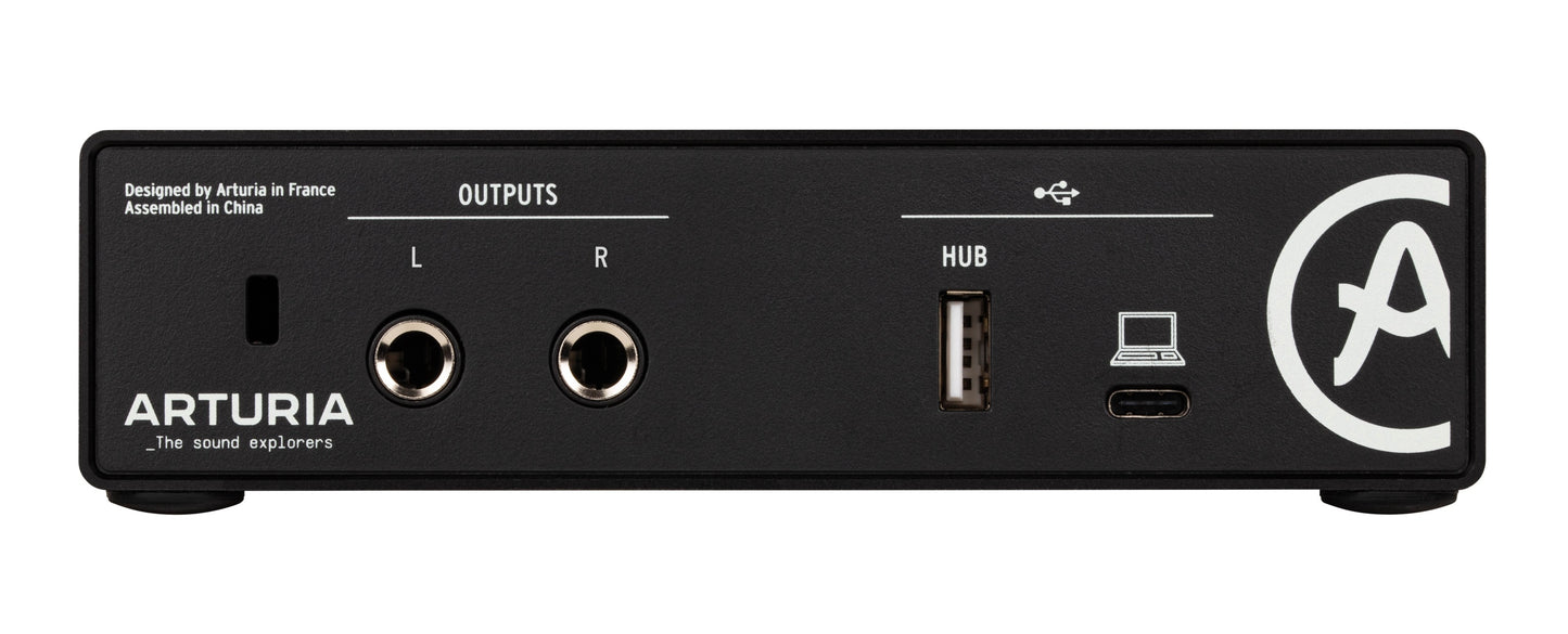 Arturia MiniFuse 1 1-In/2-Out USB-C Audio Interface - Black - view 4