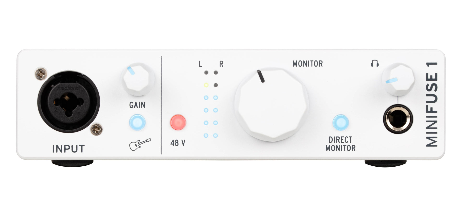 Arturia MiniFuse 1 1-In/2-Out USB-C Audio Interface - White - view 2