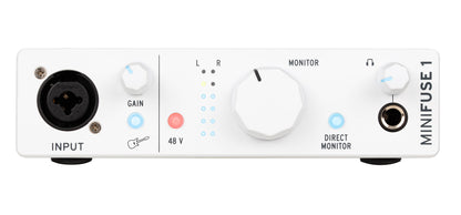Arturia MiniFuse 1 1-In/2-Out USB-C Audio Interface - White - view 2