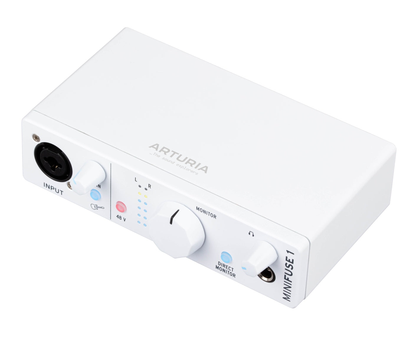 Arturia MiniFuse 1 1-In/2-Out USB-C Audio Interface - White