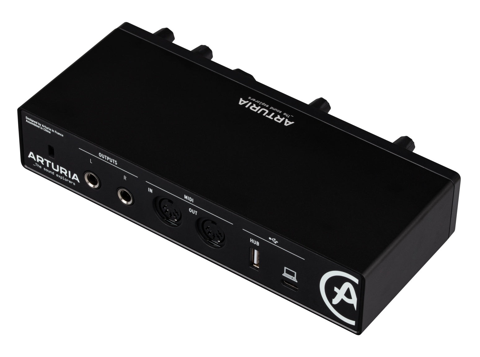 Arturia MiniFuse 2 2-In/2-Out USB-C Audio Interface - Black - view 3