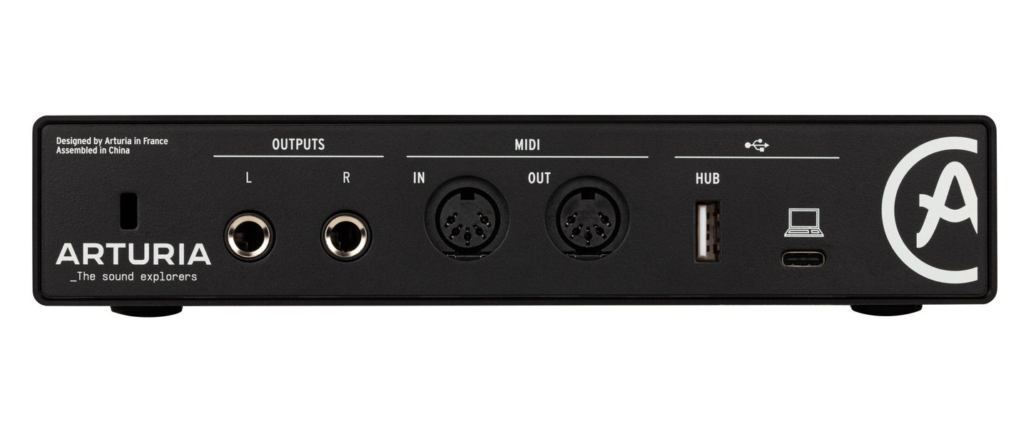 Arturia MiniFuse 2 2-In/2-Out USB-C Audio Interface - Black - view 4