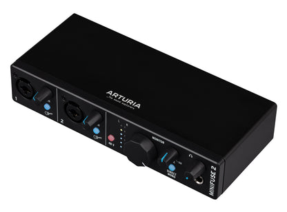 Arturia MiniFuse 2 2-In/2-Out USB-C Audio Interface - Black