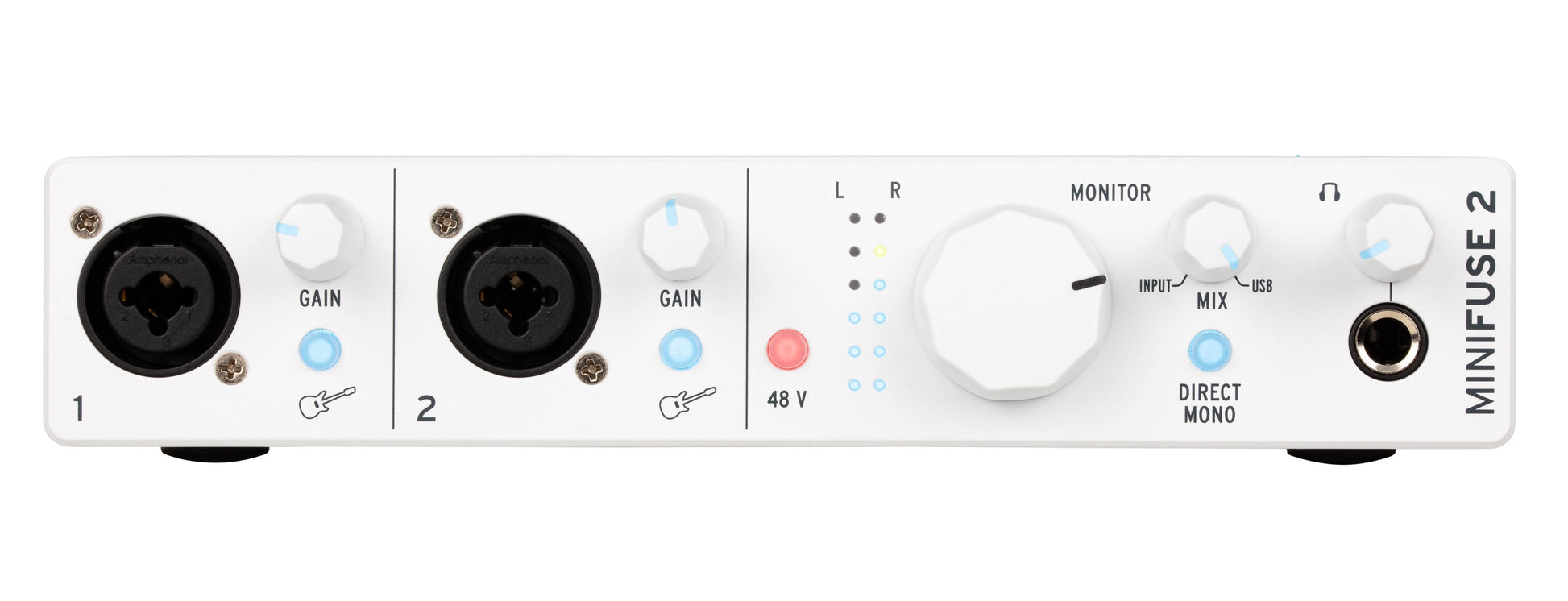 Arturia MiniFuse 2 2-In/2-Out USB-C Audio Interface - White - view 2