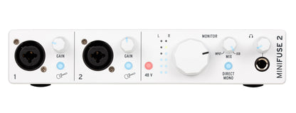 Arturia MiniFuse 2 2-In/2-Out USB-C Audio Interface - White - view 2