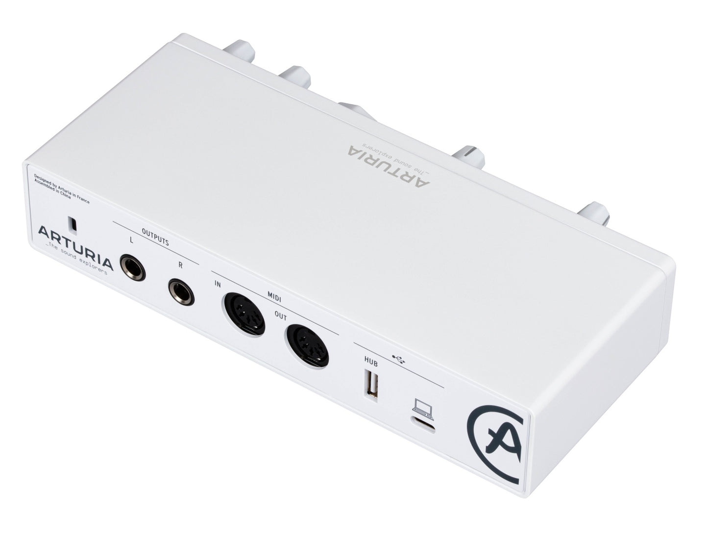 Arturia MiniFuse 2 2-In/2-Out USB-C Audio Interface - White - view 3