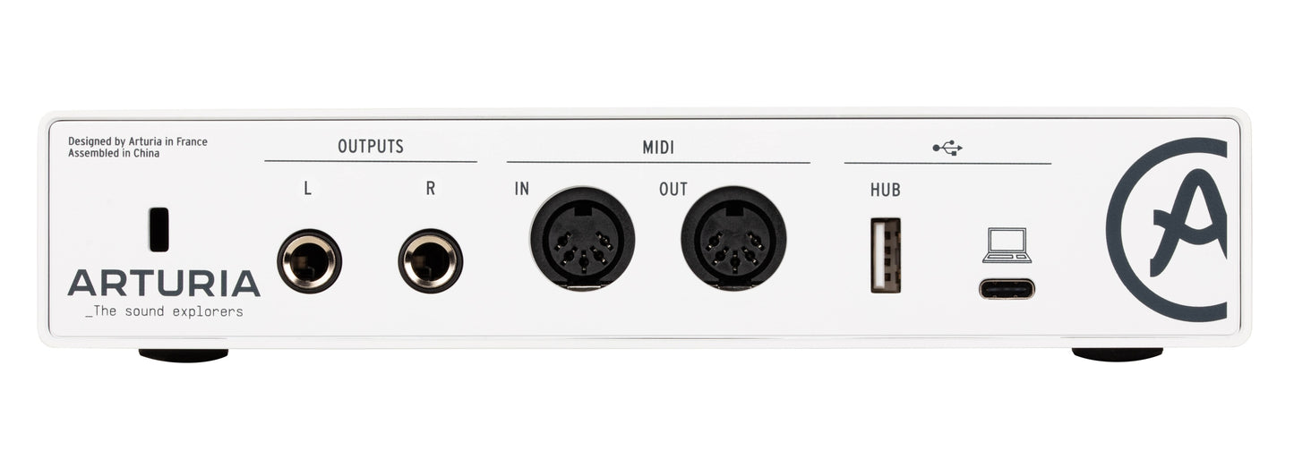 Arturia MiniFuse 2 2-In/2-Out USB-C Audio Interface - White - view 4