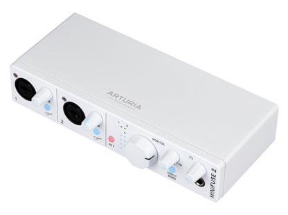 Arturia MiniFuse 2 2-In/2-Out USB-C Audio Interface - White