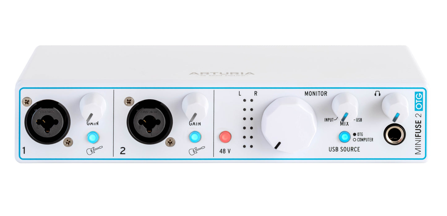 Arturia MiniFuse 2 2-In/2-Out USB-C Audio Interface - Black with OTG - view 4