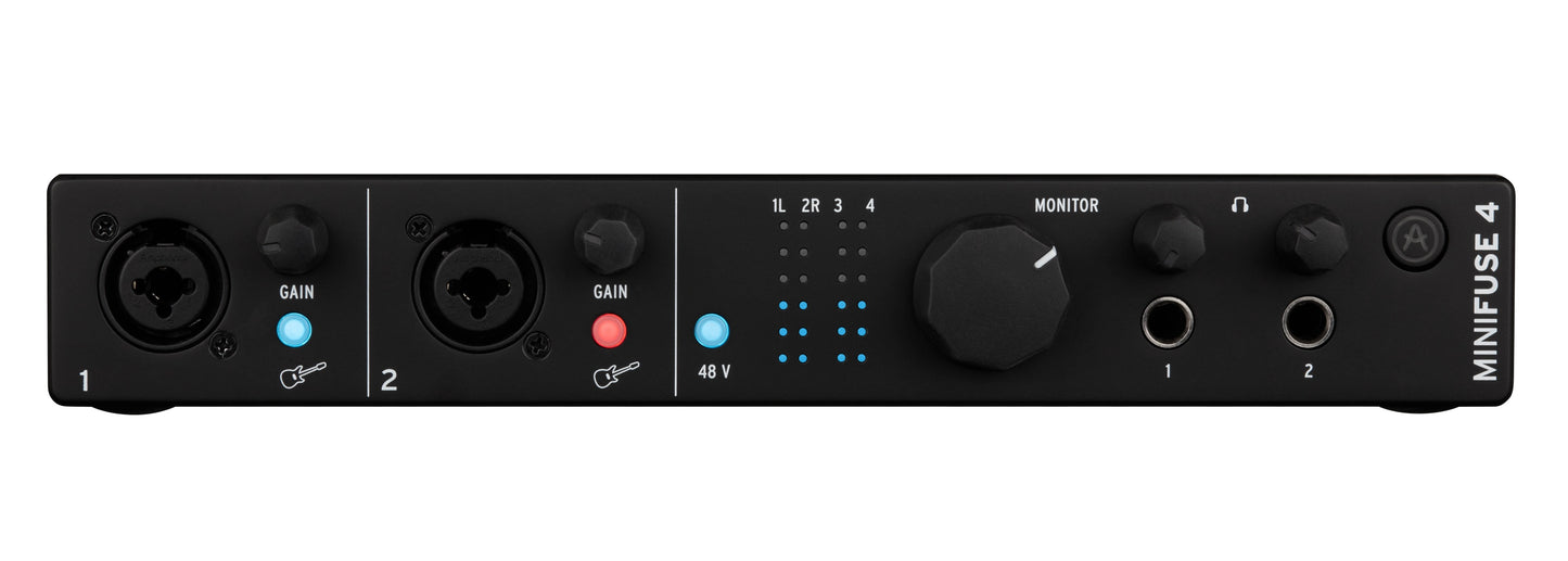Arturia MiniFuse 4 4-In/4-Out USB-C Audio and MIDI Interface - Black - view 2