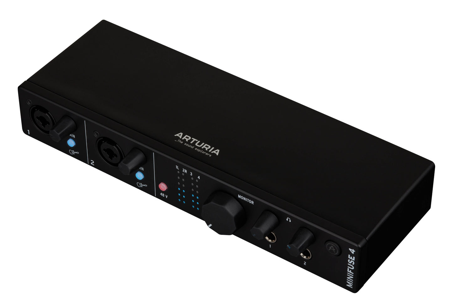 Arturia MiniFuse 4 4-In/4-Out USB-C Audio and MIDI Interface - Black