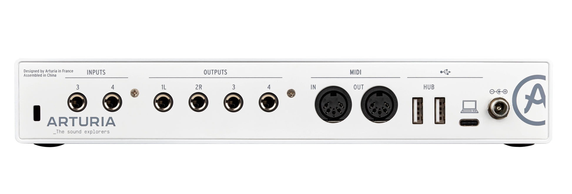 Arturia MiniFuse 4 4-In/4-Out USB-C Audio and MIDI Interface - White - view 4