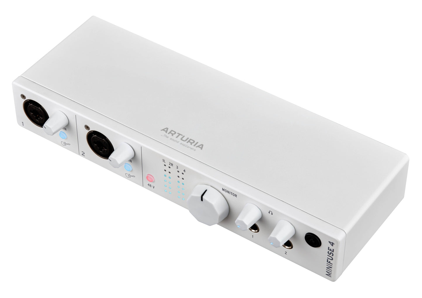 Arturia MiniFuse 4 4-In/4-Out USB-C Audio and MIDI Interface - White