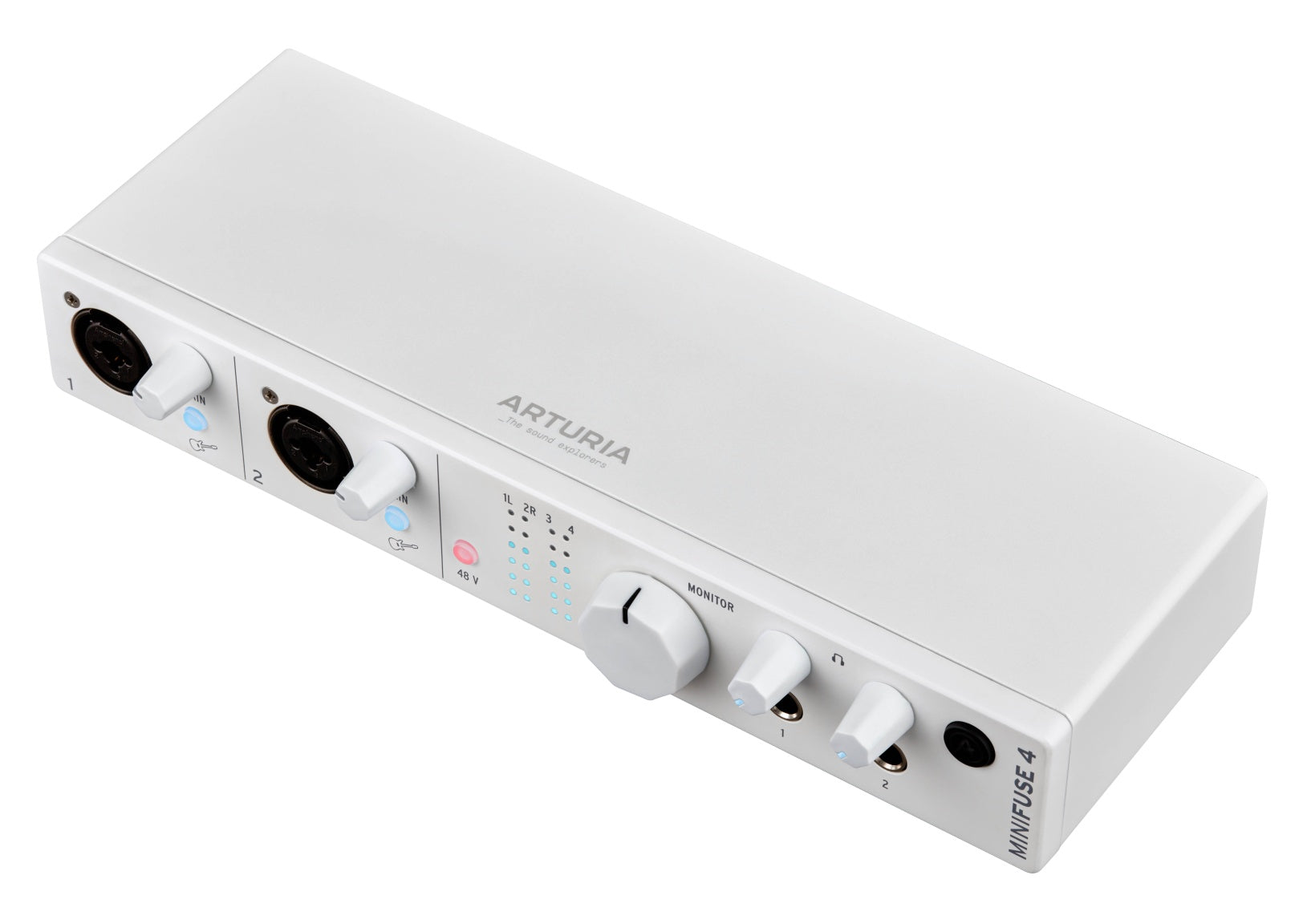 Arturia MiniFuse 4 4-In/4-Out USB-C Audio and MIDI Interface - White