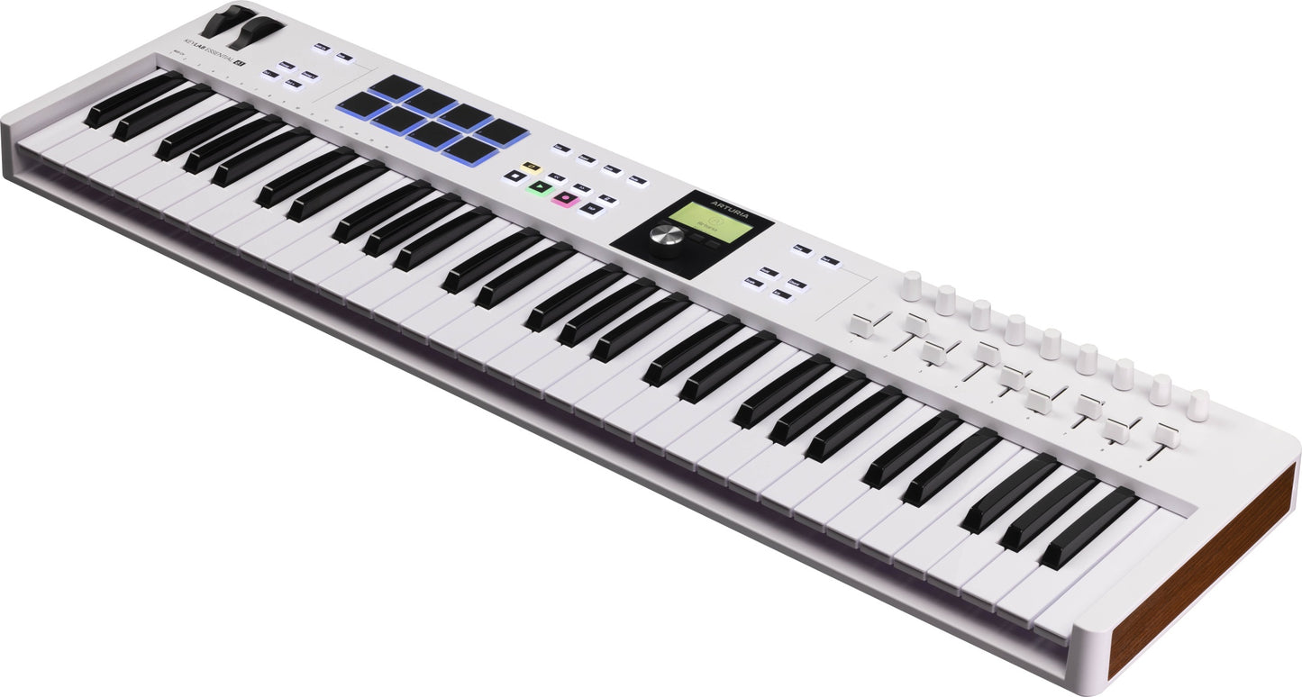 Arturia KeyLab Essential mk3 MIDI Controller - 61-Key White - view 2