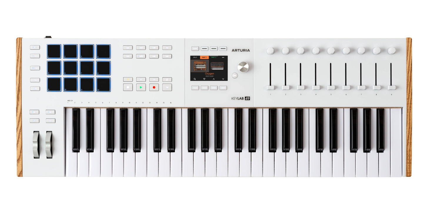 Arturia KeyLab mk3 MIDI Controller - 49-Key White - view 3
