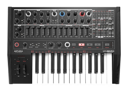 Arturia MiniBrute 2 Noir Semi-Modular Analog Synthesizer