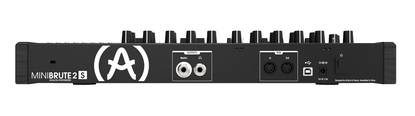 Arturia MiniBrute 2S Noir Semi-Modular Analog Synthesizer - view 2