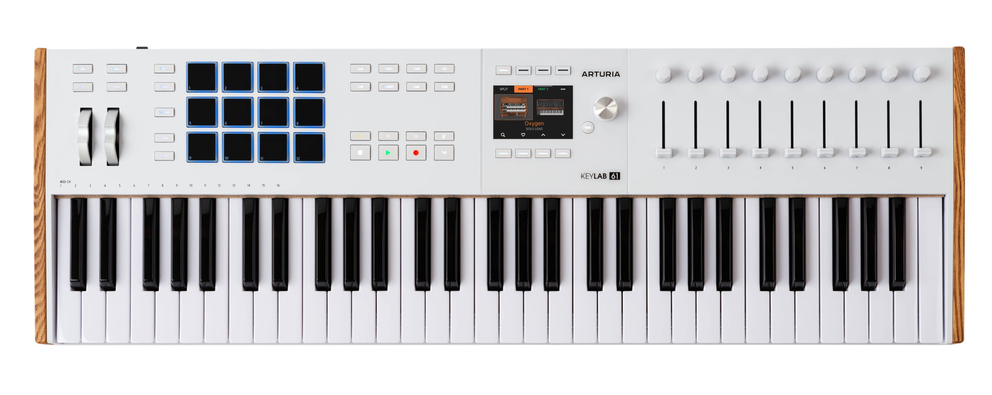Arturia KeyLab mk3 MIDI Controller - 61-Key White - view 3