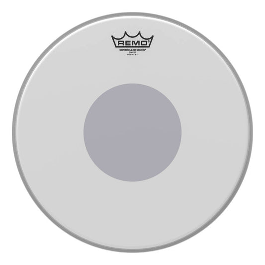 Remo Controlled Sound X Coated Bottom Black Dot Drumhead 14 Inch, product view